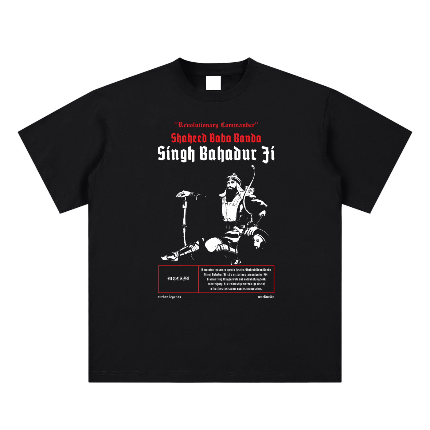 Baba Banda Singh Bahadur Ji Retro Tee
