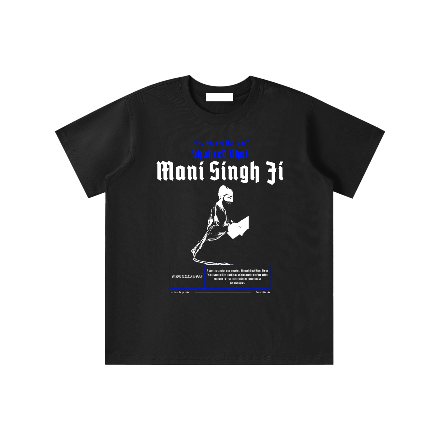 Bhai Mani Singh Ji Retro Kids' T-shirt