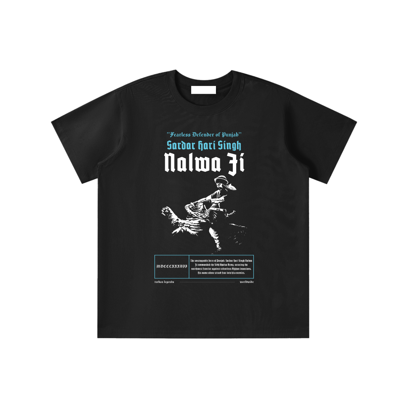 Hari Singh Nalwa Ji Retro Kids' T-shirt